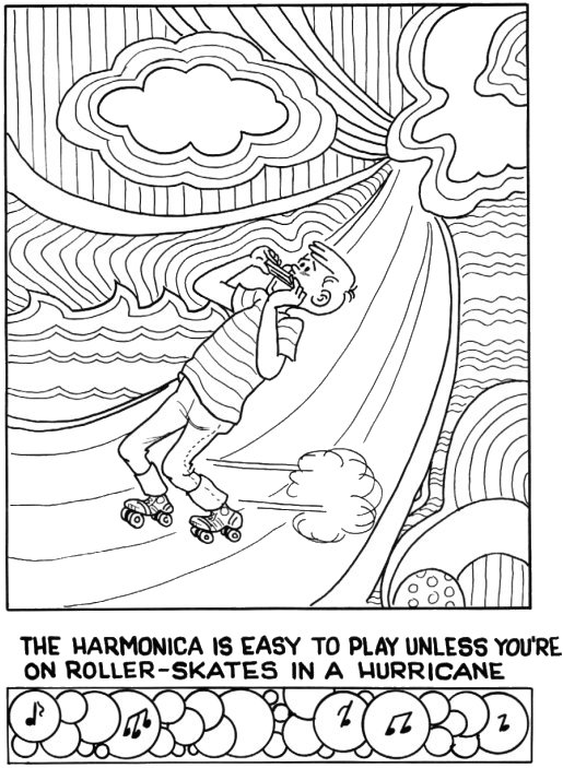 Harmonica by Morrie Turner