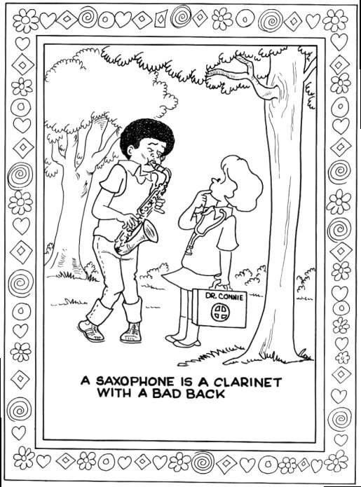 Saxophone by Morrie Turner