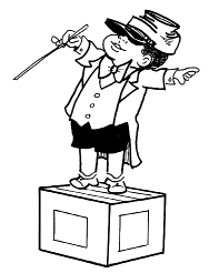 Nipper the Conductor by Morrie Turner